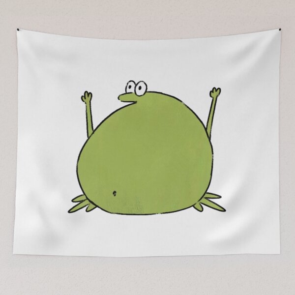 Item preview, Funny cartoon frog designed and sold by TridaxyCute.