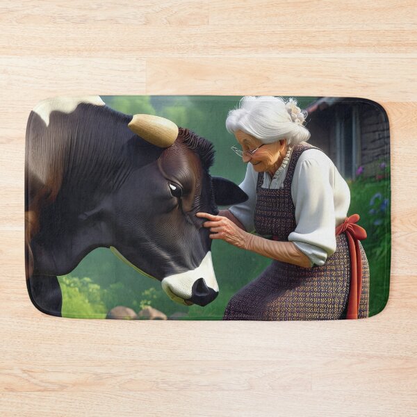 Item preview, Old Fart Milking a Cow designed and sold by Colin Bentham.