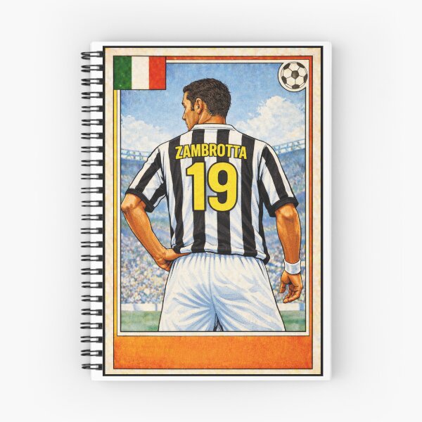 Artikelvorschau, Pattolino - Retro-Trikot von Zambrotta Juventus. entworfen und verkauft von Tony Panini Retro.