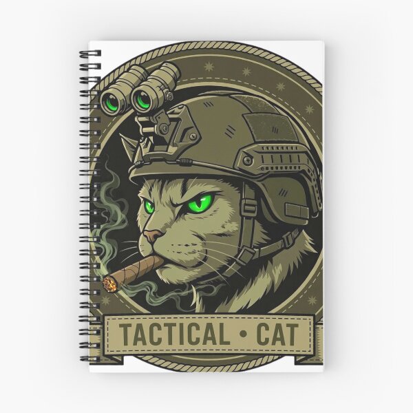Item preview, Tactical Cat - Green Eyed Night Operator - NVG Edition designed and sold by OneShot Labs.