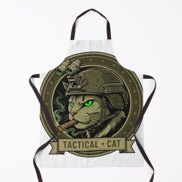 Item preview, Tactical Cat - Green Eyed Night Operator - NVG Edition designed and sold by OneShot Labs.
