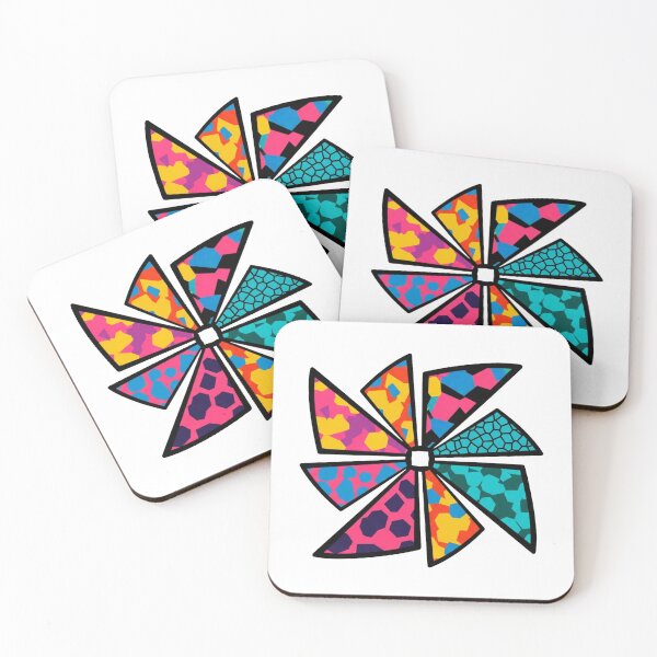 Item preview, Vibrant Retro Geometric Pinwheel - 90s Pop Art Abstract designed and sold by Dzblack.