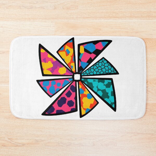 Item preview, Vibrant Retro Geometric Pinwheel - 90s Pop Art Abstract designed and sold by Dzblack.