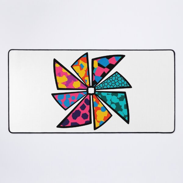 Item preview, Vibrant Retro Geometric Pinwheel - 90s Pop Art Abstract designed and sold by Dzblack.
