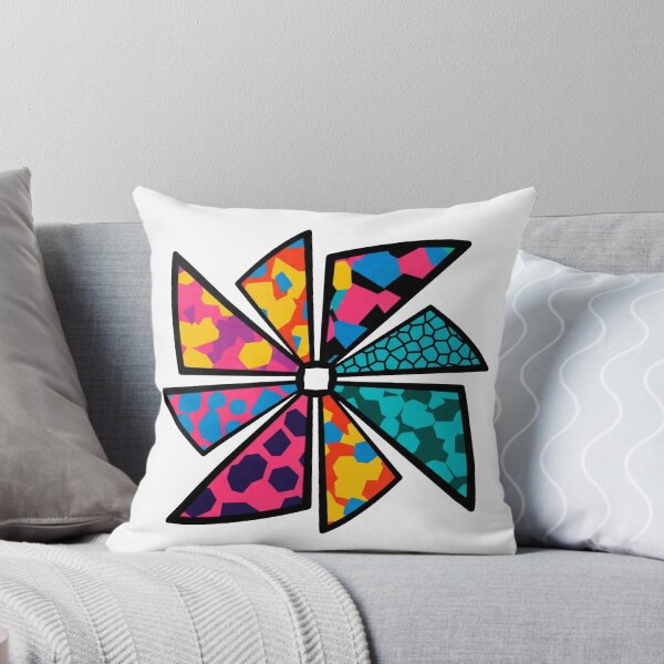 Item preview, Vibrant Retro Geometric Pinwheel - 90s Pop Art Abstract designed and sold by Dzblack.