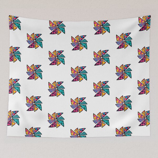 Item preview, Vibrant Retro Geometric Pinwheel - 90s Pop Art Abstract designed and sold by Dzblack.
