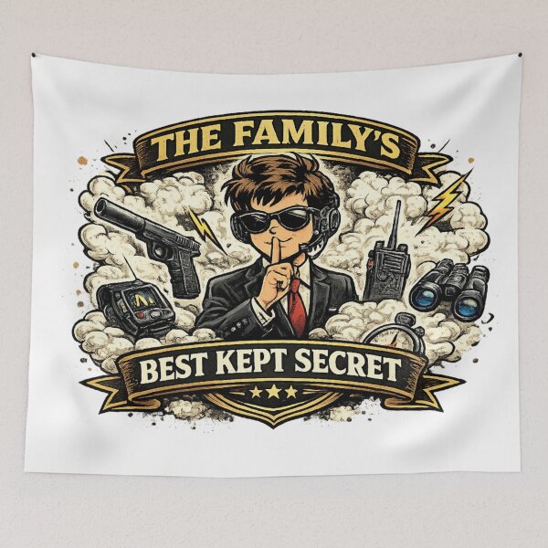 Item preview, The Family's Best Kept Secret Spy T-Shirt | Humorous Sibling Apparel designed and sold by irfanshikh.