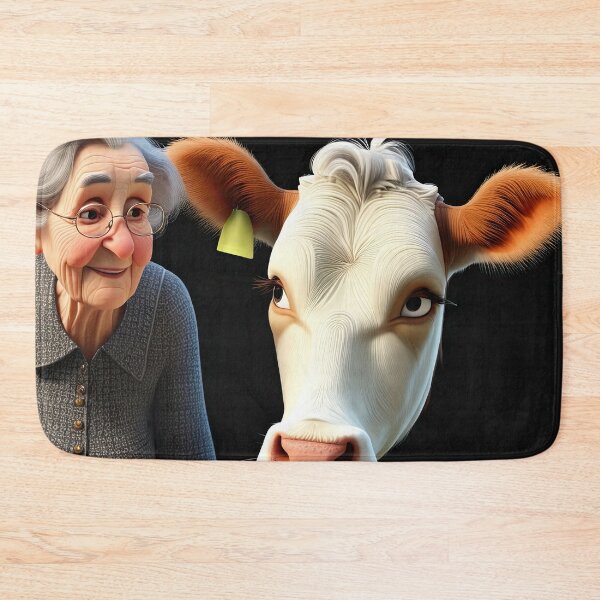 Item preview, Old Fart Milking a Cow designed and sold by Colin Bentham.