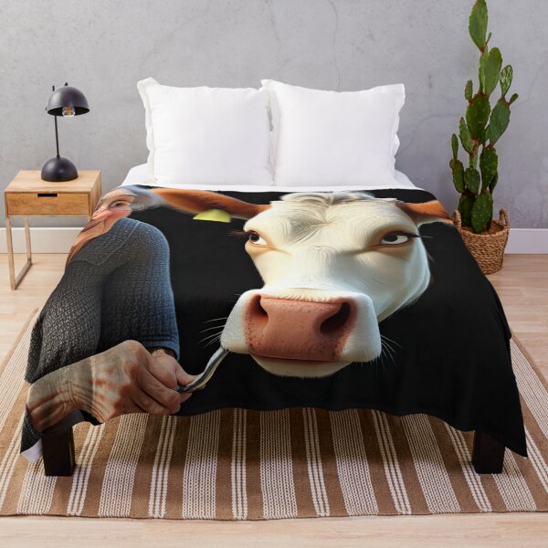 Item preview, Old Fart Milking a Cow designed and sold by Colin Bentham.