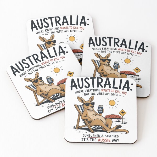 Item preview, Australia Wants To Kill You, Gag Design, Travel designed and sold by Speci4lCre4tions.