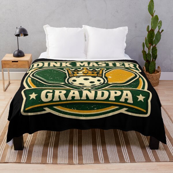 Item preview, Dink Master Grandpa – Retro Pickleball King Badge designed and sold by Timeless Junction.