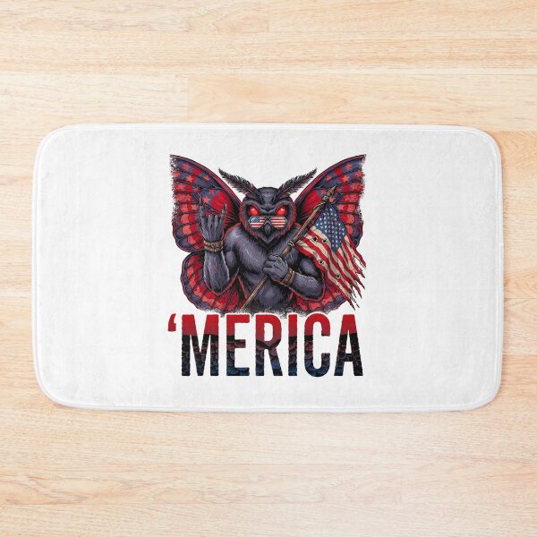 Item preview, 'Merica Mothman Patriotic Tee v7 designed and sold by DarylWelsh2024.