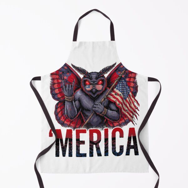 Item preview, 'Merica Mothman Patriotic Tee v7 designed and sold by DarylWelsh2024.