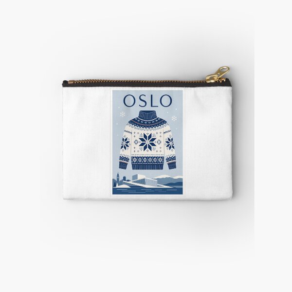 Item preview, Oslo Norwegian Sweater Travel Poster designed and sold by Beyond Destinations.