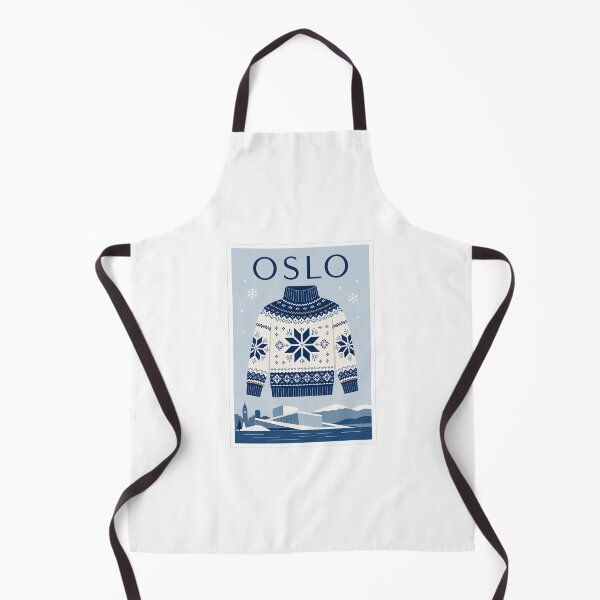 Item preview, Oslo Norwegian Sweater Travel Poster designed and sold by Beyond Destinations.