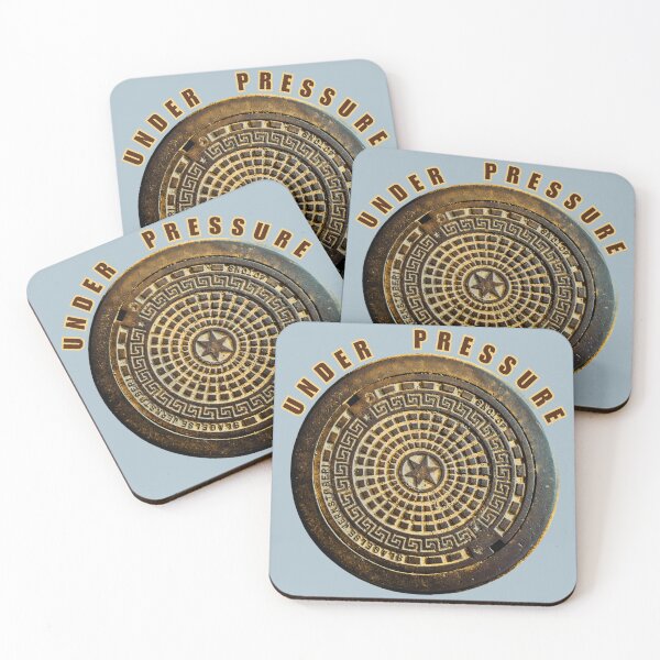 Item preview, Under Pressure Funny Metal Manhole Cover Urban Industrial T-Shirt designed and sold by JurateArt-DK.