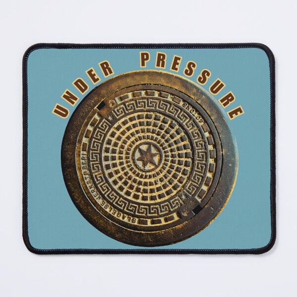 Item preview, Under Pressure Funny Metal Manhole Cover Urban Industrial T-Shirt designed and sold by JurateArt-DK.
