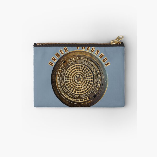 Item preview, Under Pressure Funny Metal Manhole Cover Urban Industrial T-Shirt designed and sold by JurateArt-DK.