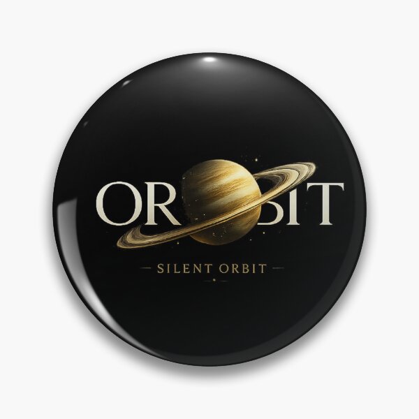 Item preview, Silent Orbit | Luxury Cosmic Typography designed and sold by rigelcreation.