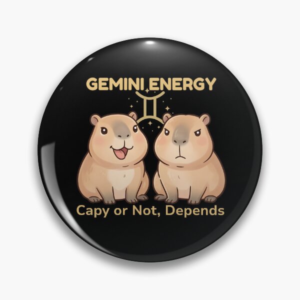 Item preview, Gemini Energy - Capy or Not, Depends designed and sold by Mythical Enchantia.