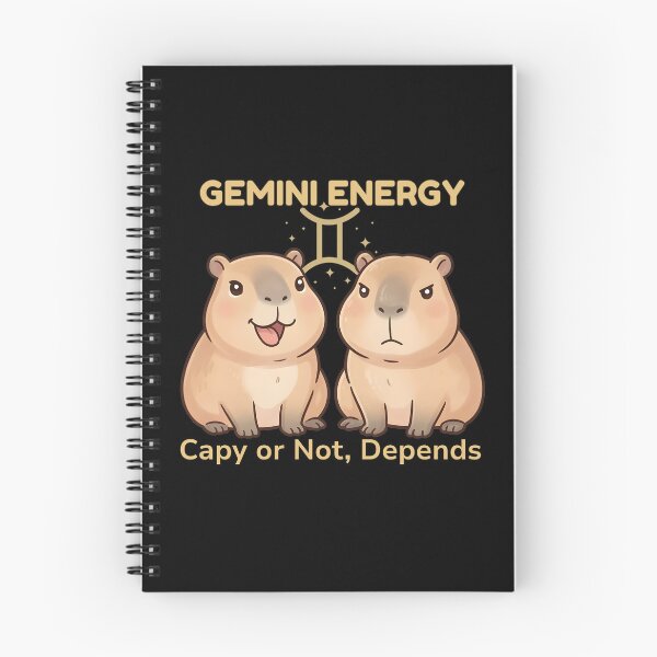 Item preview, Gemini Energy - Capy or Not, Depends designed and sold by Mythical Enchantia.