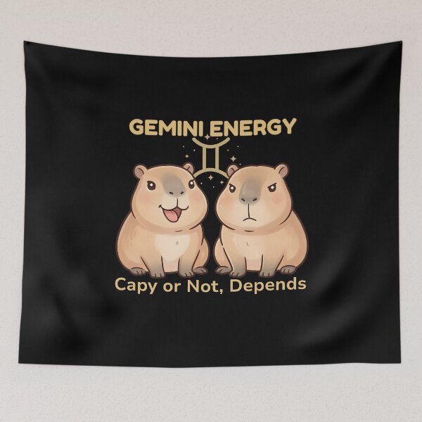 Item preview, Gemini Energy - Capy or Not, Depends designed and sold by Mythical Enchantia.