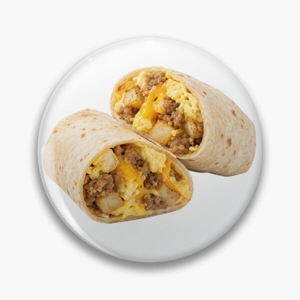 Item preview, Breakfast Burrito Cut Open White designed and sold by PriyankaSonara.