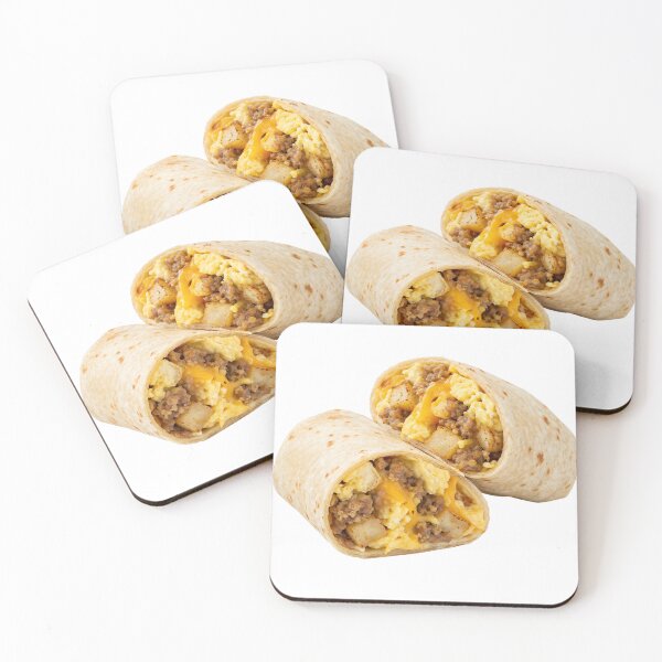Item preview, Breakfast Burrito Cut Open White designed and sold by PriyankaSonara.