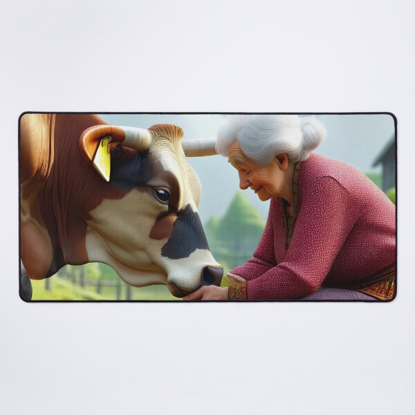 Item preview, Old Fart Milking a Cow designed and sold by Colin Bentham.