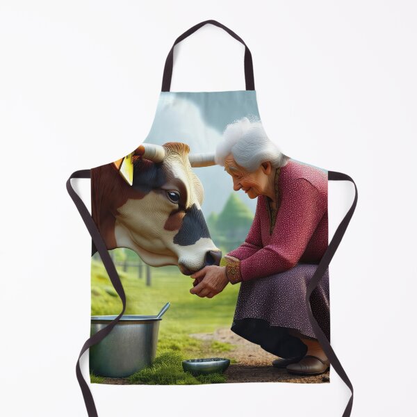 Item preview, Old Fart Milking a Cow designed and sold by Colin Bentham.