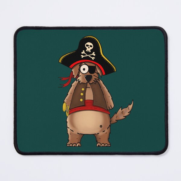 Item preview, Bam Bam the Scruffy Pirate Dog: Historical Whimsy Illustration designed and sold by Englandbear.
