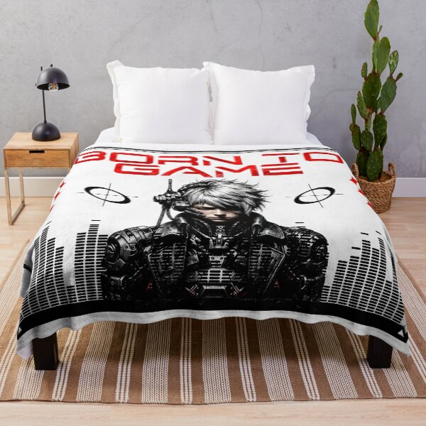 Item preview, Born to Game – Futuristic Cyberpunk Gamer Design for Gaming Fans designed and sold by Peter Kaul.