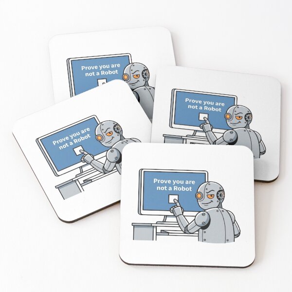 Item preview, Prove You Are Not A Robot | Comic Illustration Style designed and sold by Skaldcraft.