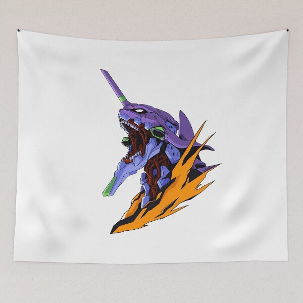 Item preview, Purple Cyber Mecha Unit 01 Berserk Mode Graphic designed and sold by lamiarte.