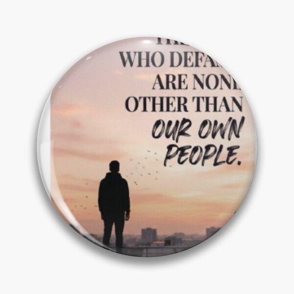 Item preview, "The Ones Who Defame" - Deep Betrayal Quote & Aesthetic Sunset Silhouette designed and sold by Trendykunnu.