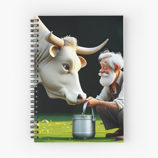 Item preview, Old Fart Milking a Cow designed and sold by Colin Bentham.