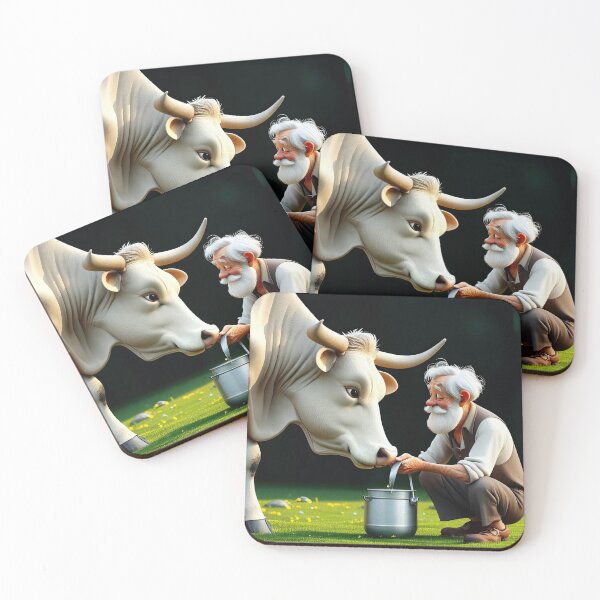 Item preview, Old Fart Milking a Cow designed and sold by Colin Bentham.