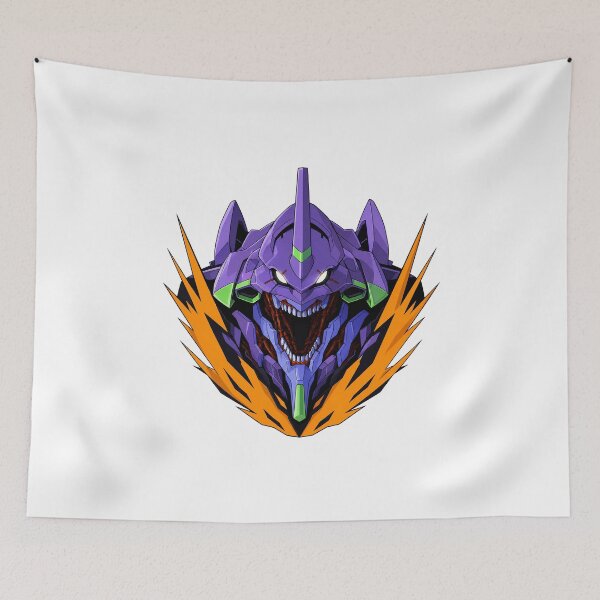 Item preview, Purple Cyber Mecha Unit 01 Berserk Mode Graphic designed and sold by lamiarte.