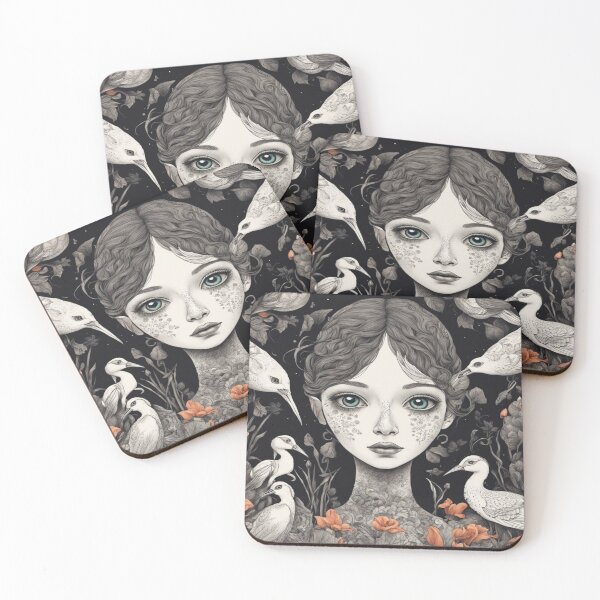 Item preview, Art Nouveau Floral Harmony with Decorative Symbolism designed and sold by FotoworldEdel.