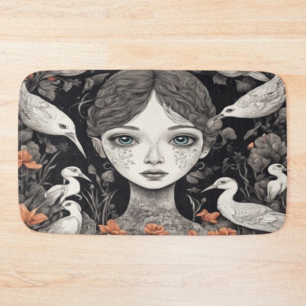 Item preview, Art Nouveau Floral Harmony with Decorative Symbolism designed and sold by FotoworldEdel.