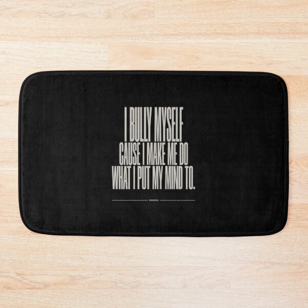 Item preview, I Bully Myself - Minimalist Eminem Quote designed and sold by Enea Kelo.