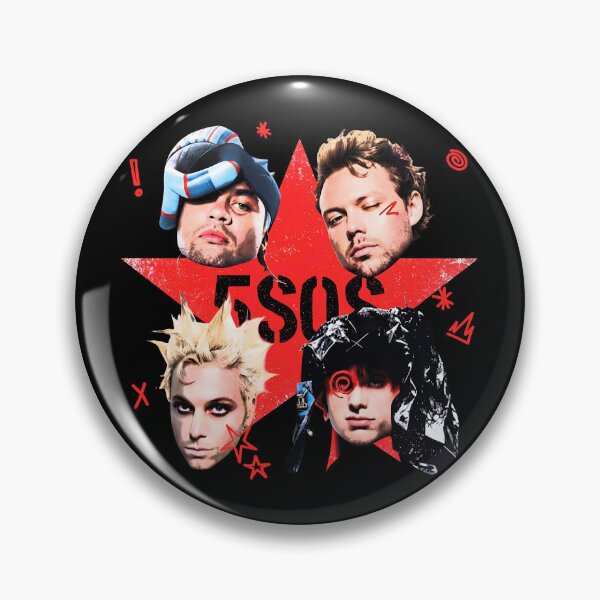 Item preview, 5 Seconds Of Summer Red Star Graphic designed and sold by JaysonStone.
