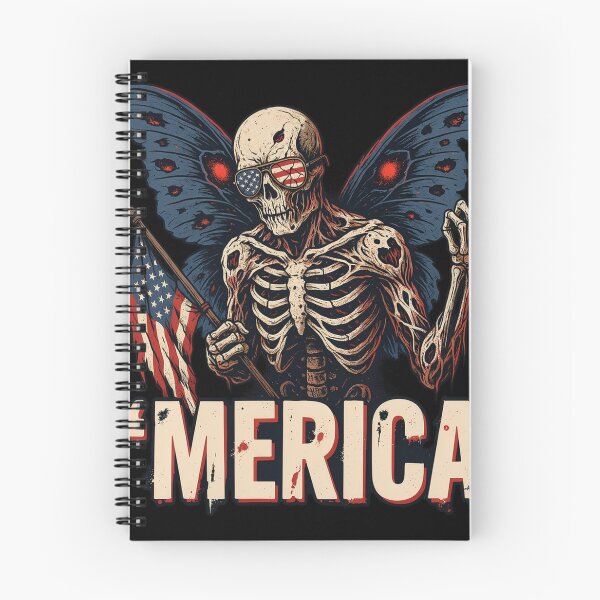 Item preview, 'Merica Mothman Patriotic Tee v8 designed and sold by DarylWelsh2024.