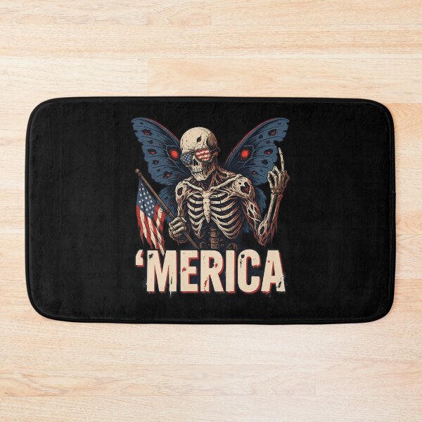 Item preview, 'Merica Mothman Patriotic Tee v8 designed and sold by DarylWelsh2024.