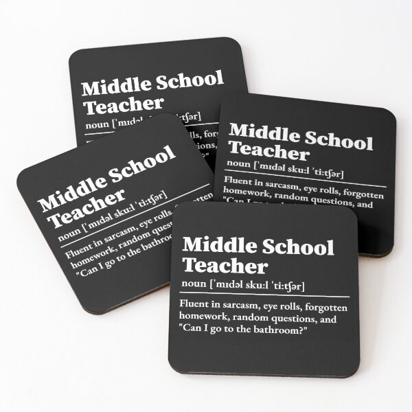 Item preview, Middle School Teacher Definition  designed and sold by LounisArt.