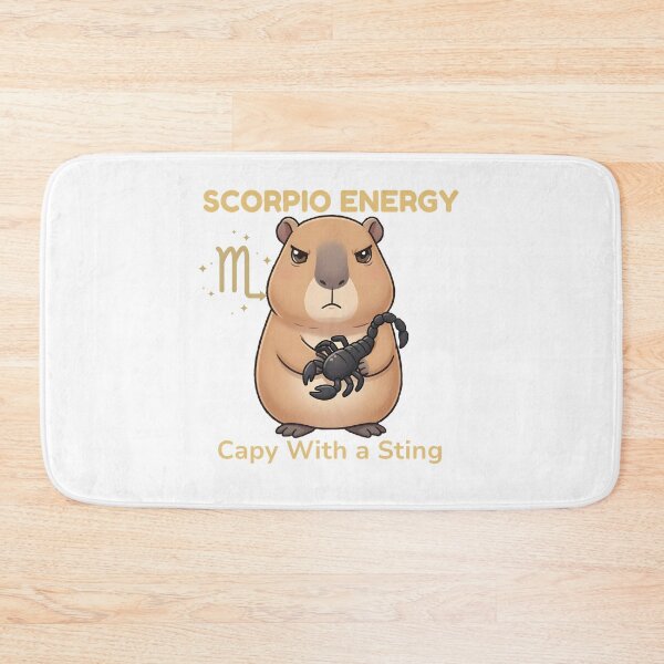 Item preview, Scorpio Energy - Capy With A Sting designed and sold by Mythical Enchantia.