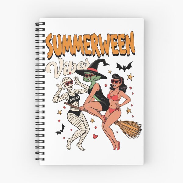 Item preview, Summerween Vibes T-shirt, Retro Halloween tee, creep show fall top, beachy tee, witch tee, trendy pumpkin designed and sold by gidel-sales.