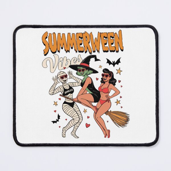 Item preview, Summerween Vibes T-shirt, Retro Halloween tee, creep show fall top, beachy tee, witch tee, trendy pumpkin designed and sold by gidel-sales.