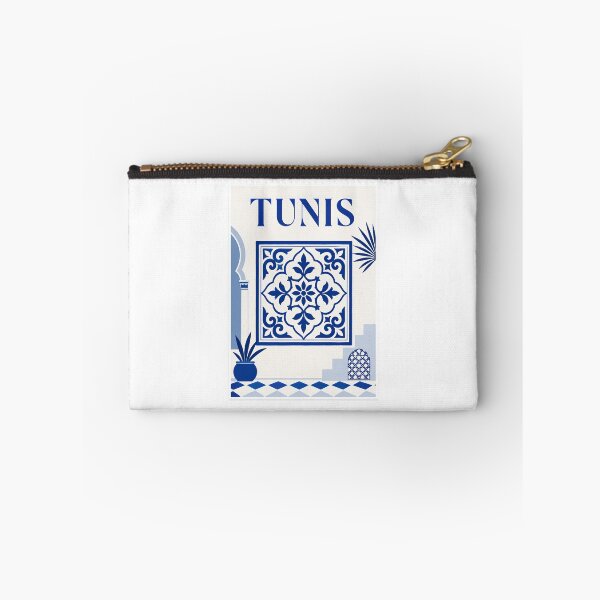 Item preview, Tunis Blue Tile Travel Poster designed and sold by Beyond Destinations.