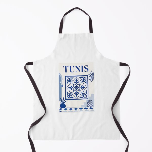 Item preview, Tunis Blue Tile Travel Poster designed and sold by Beyond Destinations.